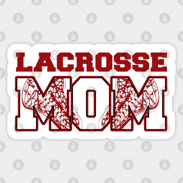 Lacrosse Mom Sticker by MarinasingerDesigns